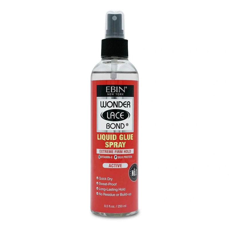 EBIN Wonder Lace Bond Liquid Glue Spray Extreme Firm Hold Active