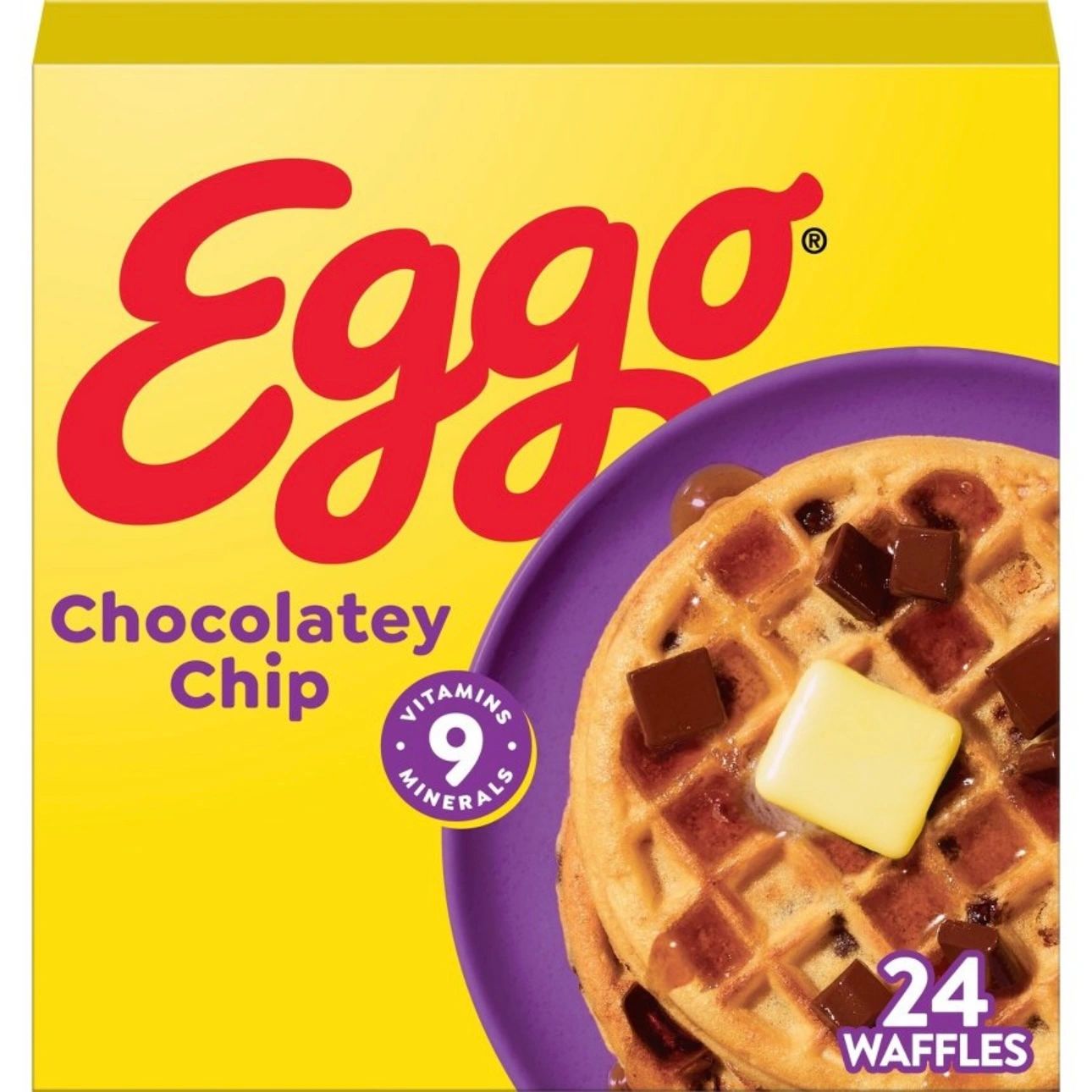 Eggo Frozen Waffles Chocolatey Chip - 29.6oz/24ct