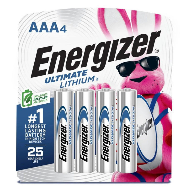 Energizer Ultimate Lithium AAA Batteries - 4pk Lithium Battery