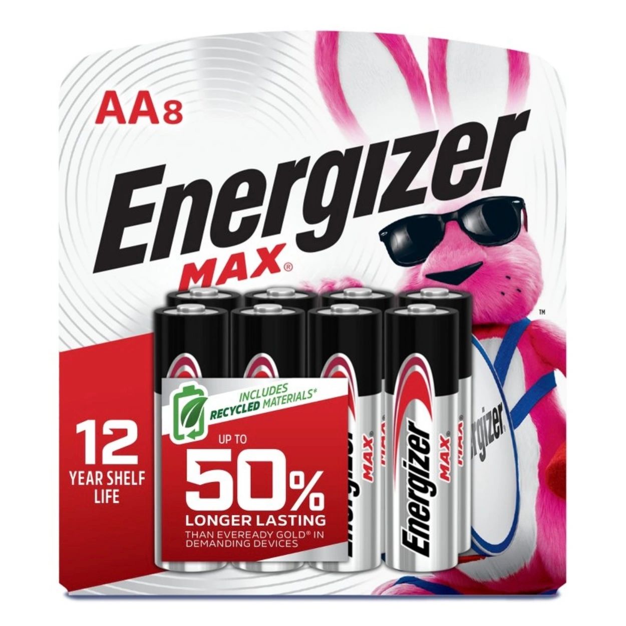 Energizer MAX AA Batteries 8pk - Alkaline Battery