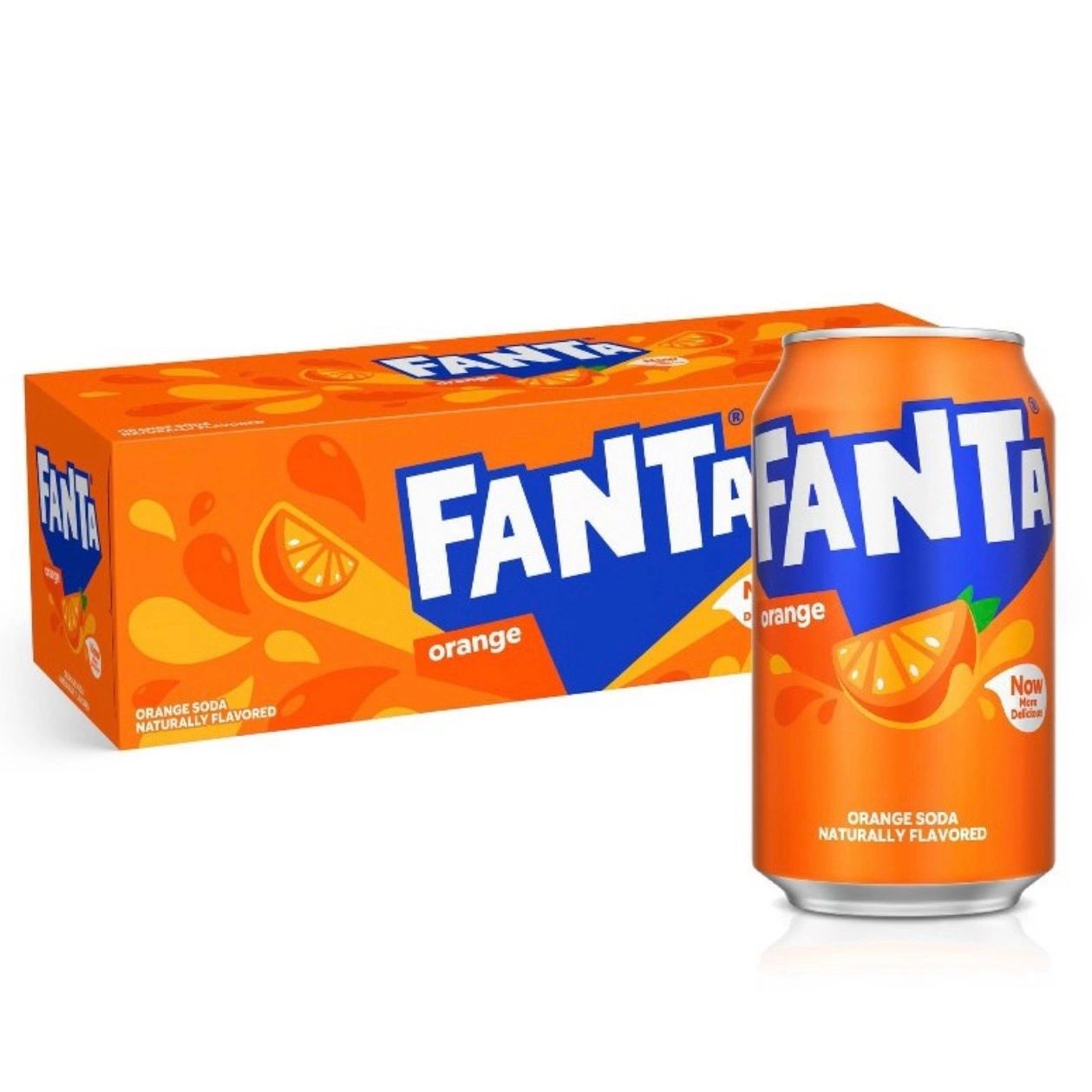 Fanta Orange Soda - 12pk/12 fl oz Cans