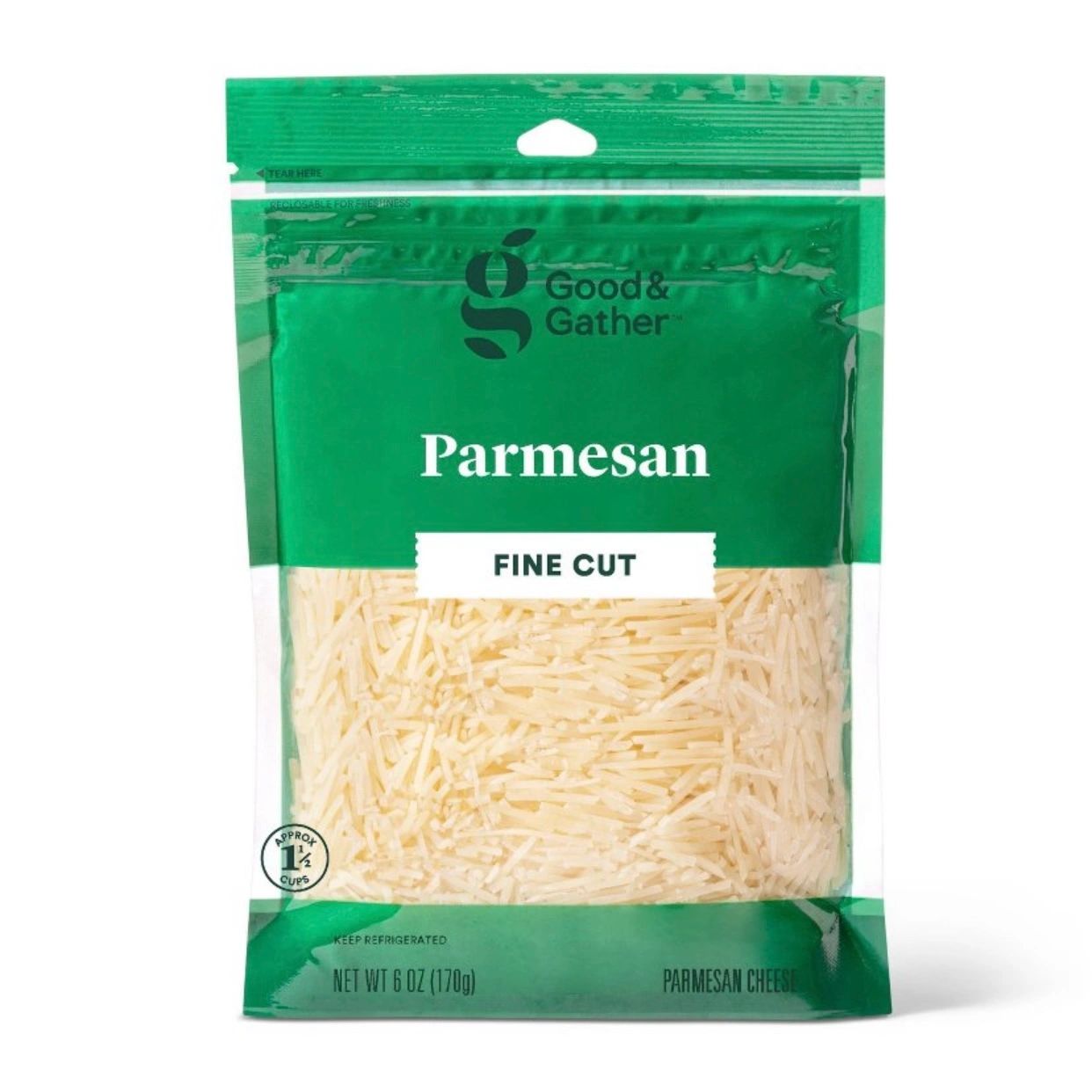 Finely Shredded Parmesan Cheese - 6oz - Good & Gather™