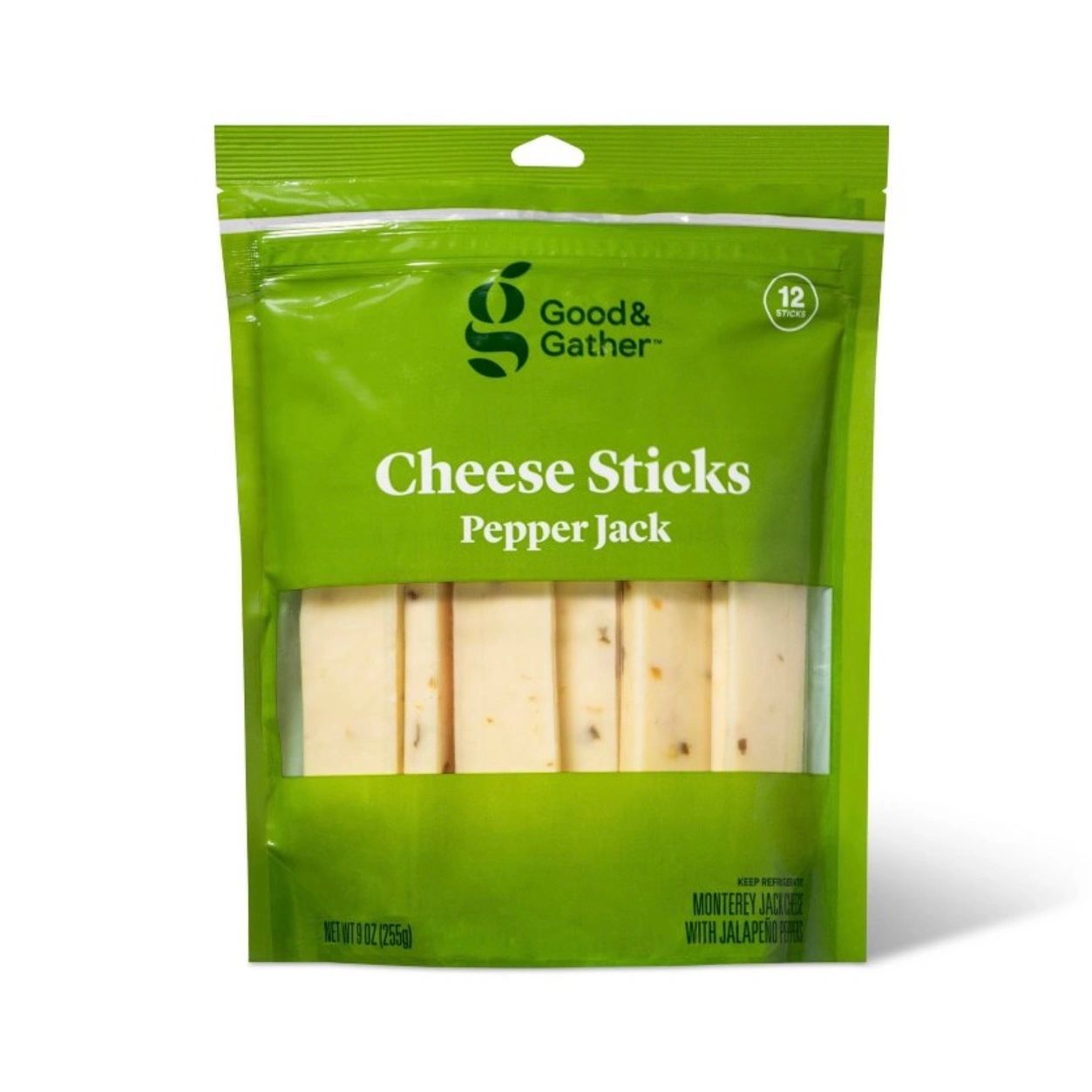 Pepper Jack Cheese Sticks - 9oz/12ct - Good & Gather™
