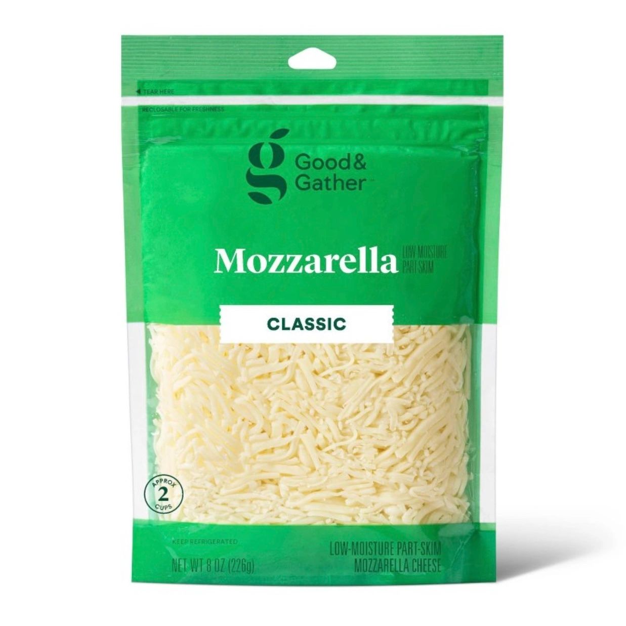 Shredded Mozzarella Cheese - 8oz - Good & Gather™