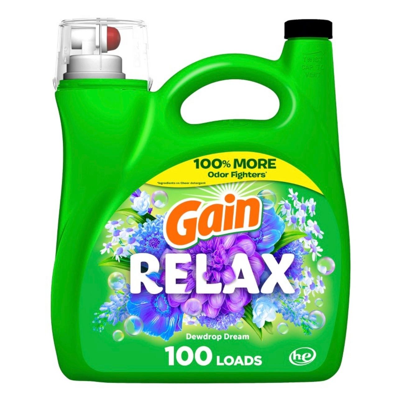 Gain Liquid Laundry Detergent - Relax - 144 fl oz