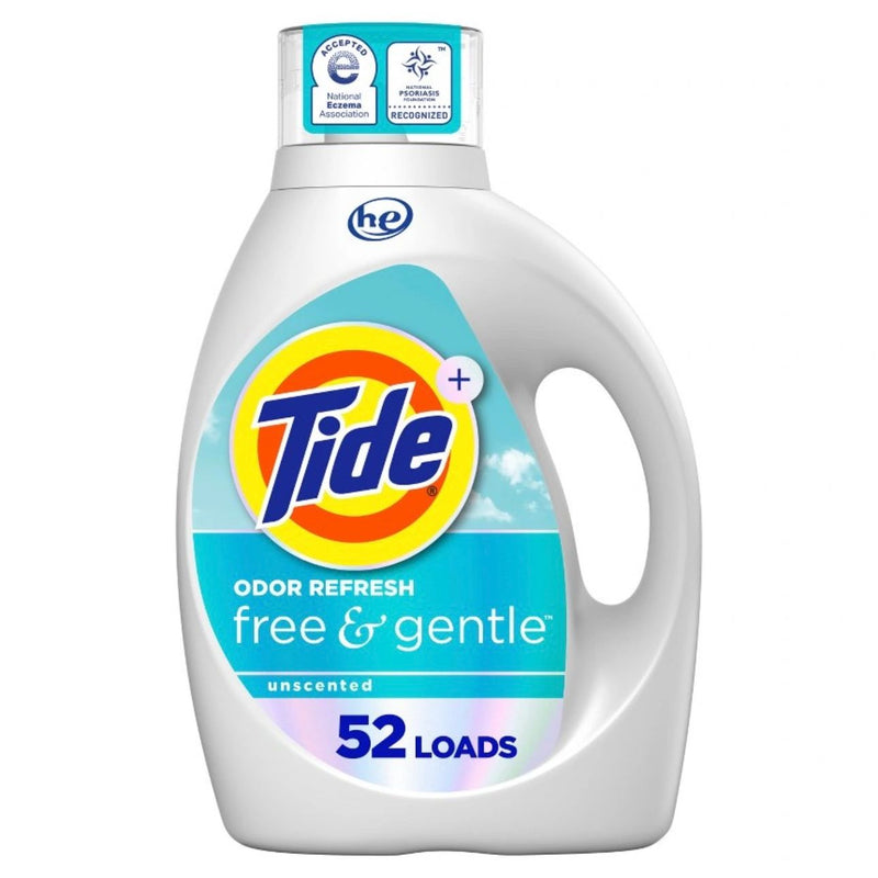 Tide Liquid HE Odor Refresh Laundry Detergent - Free & Gentle - 73oz