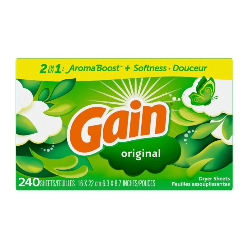 Gain Original Fabric Softener Dryer Sheets - 240ct