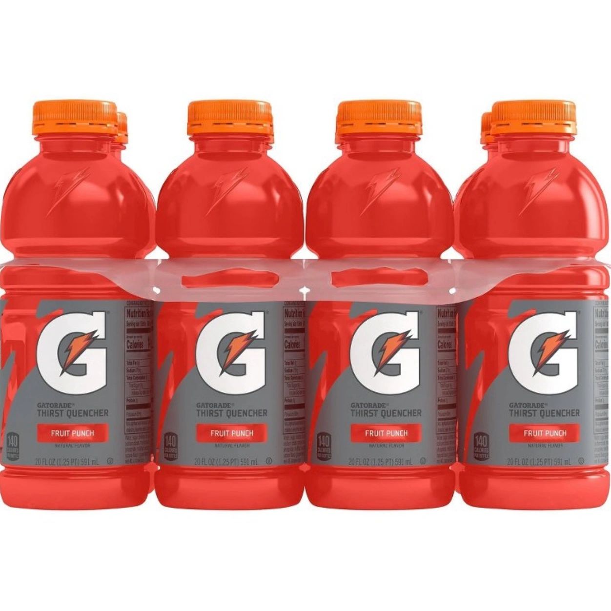 Gatorade Fruit Punch Sports Drink - 8pk/20 fl oz Bottles