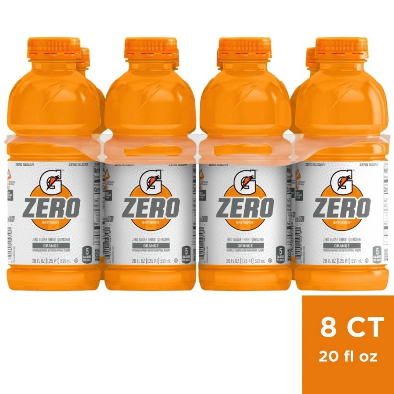 Gatorade G Zero Orange Sports Drink - 8pk/ 20 fl oz Bottles
