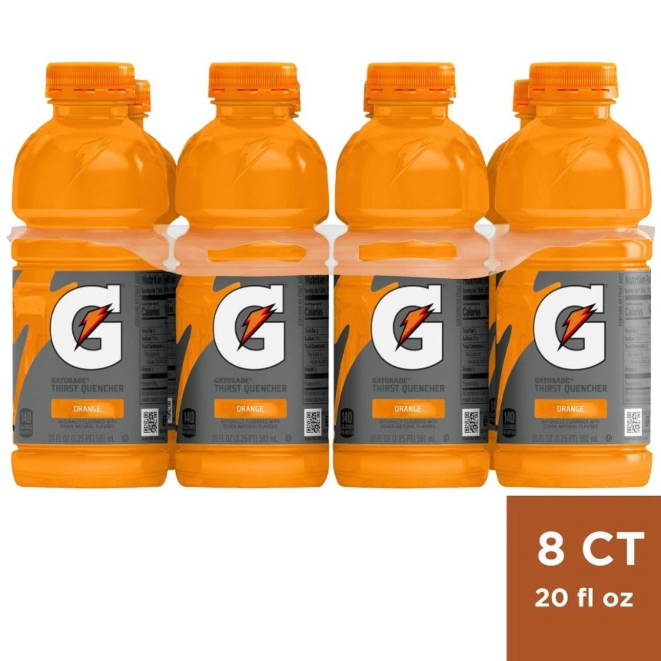 Gatorade Orange Sports Drink - 8pk/20 fl oz Bottles