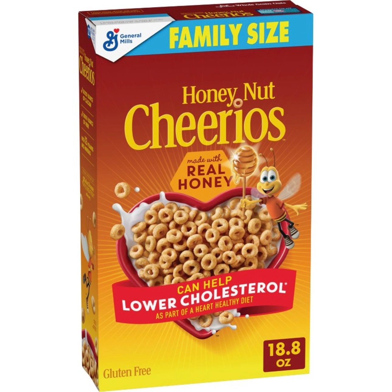 General Mills Honey Nut Cheerios Breakfast Cereal - 18.8oz