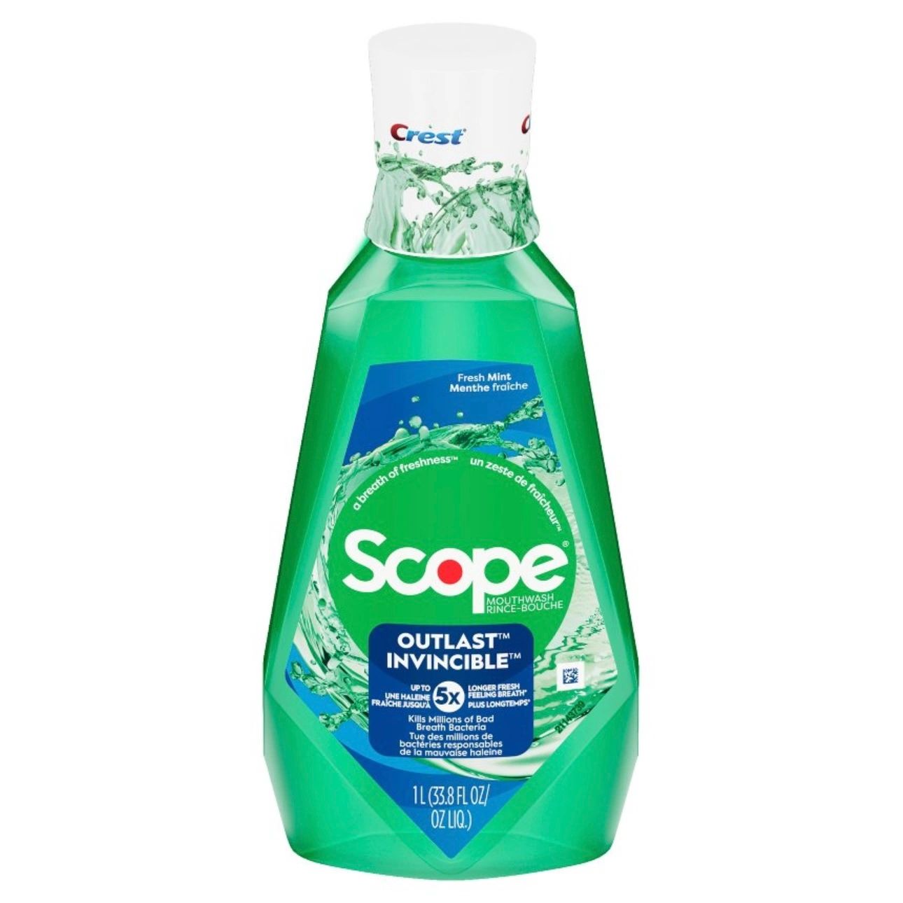 Crest Scope Outlast Mouthwash - 1L