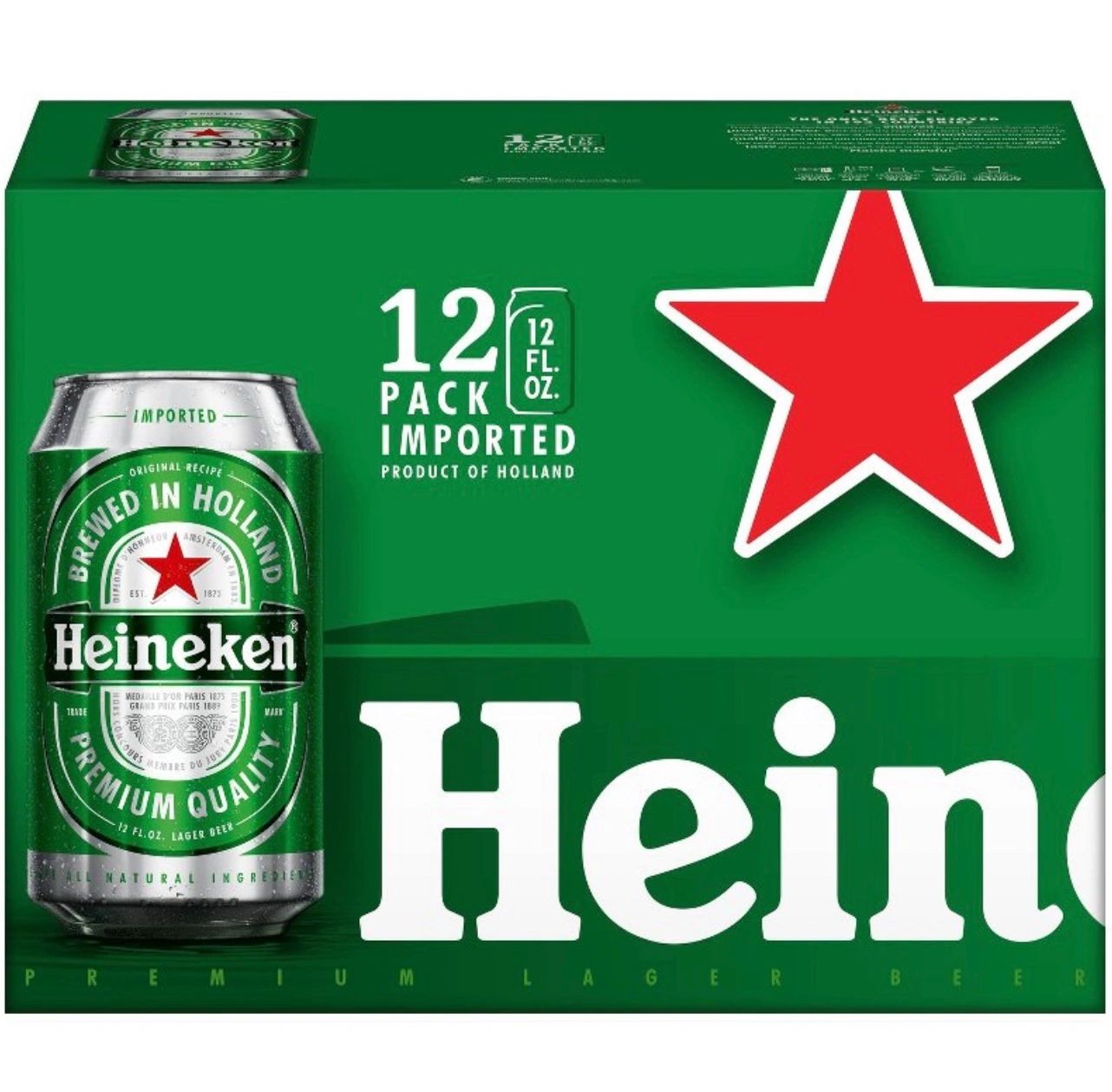 Heineken Imported Premium Lager Beer