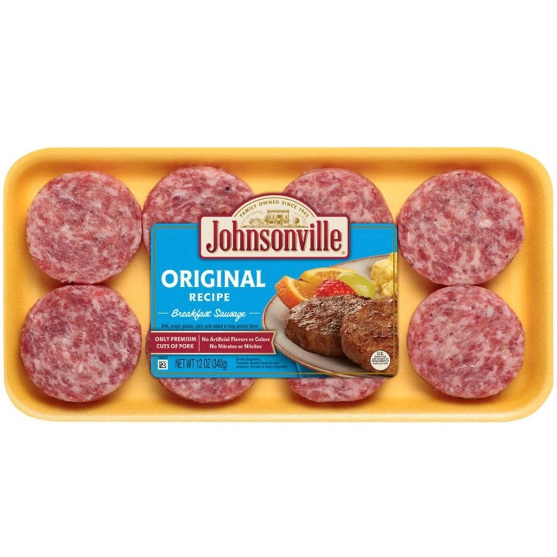 Johnsonville Original Recipe Breakfast Sausage Patties - 12oz