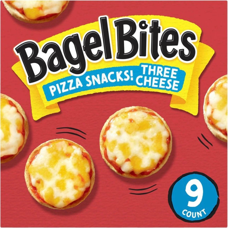 Bagel Bites Three Cheese Mini Pizza Bagel Frozen Snacks - 7oz/9ct