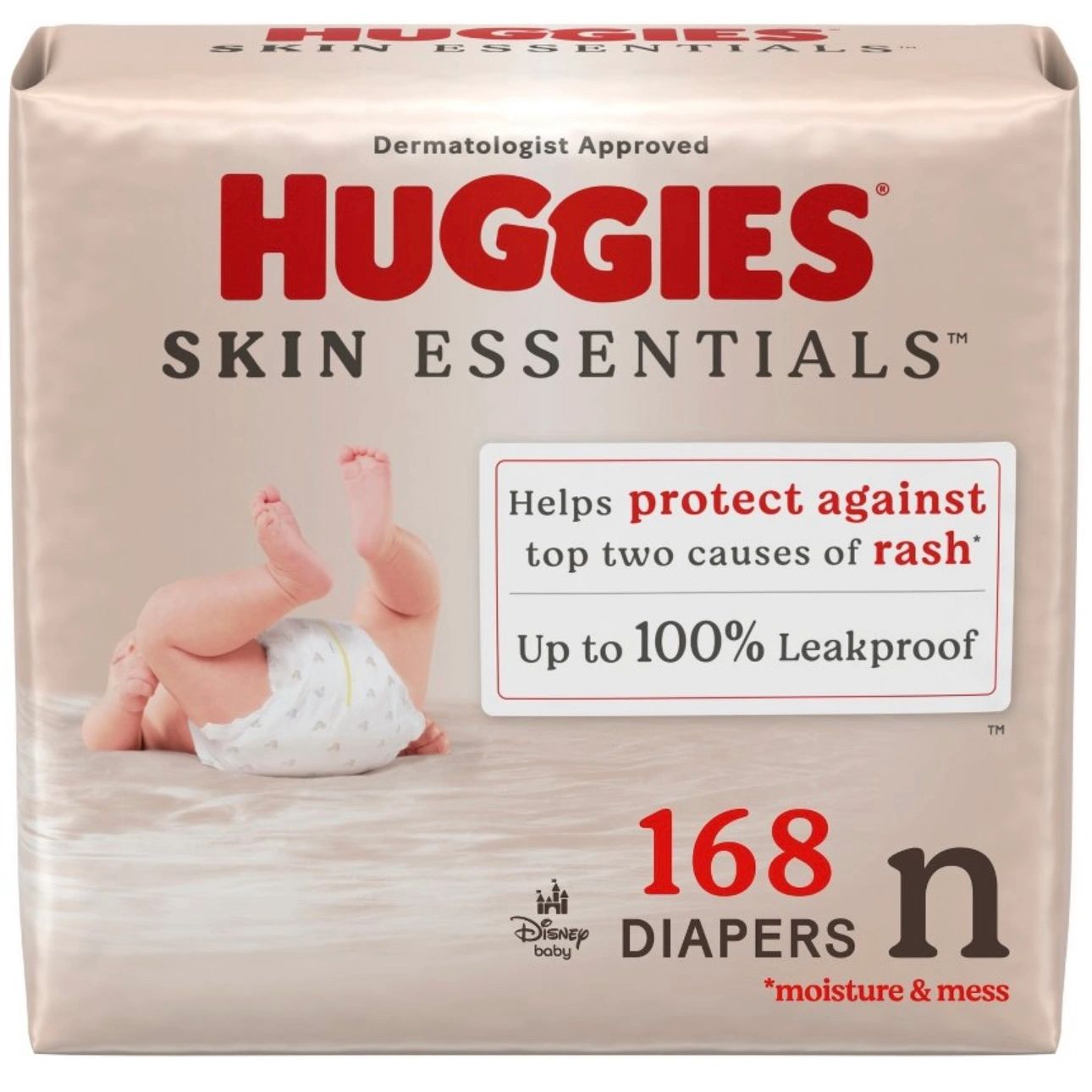 Huggies Skin Essentials Luxury Diapers - Newborn - 168ct