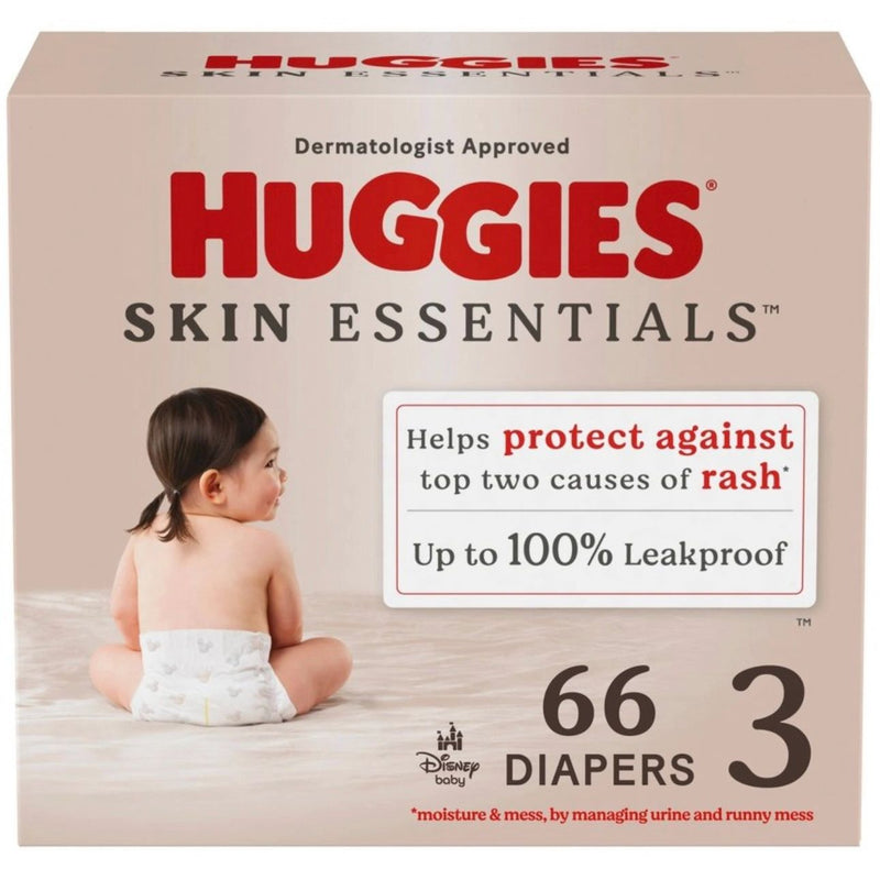 Huggies Skin Essentials Luxury Diapers - Sz 3 - 66ct
