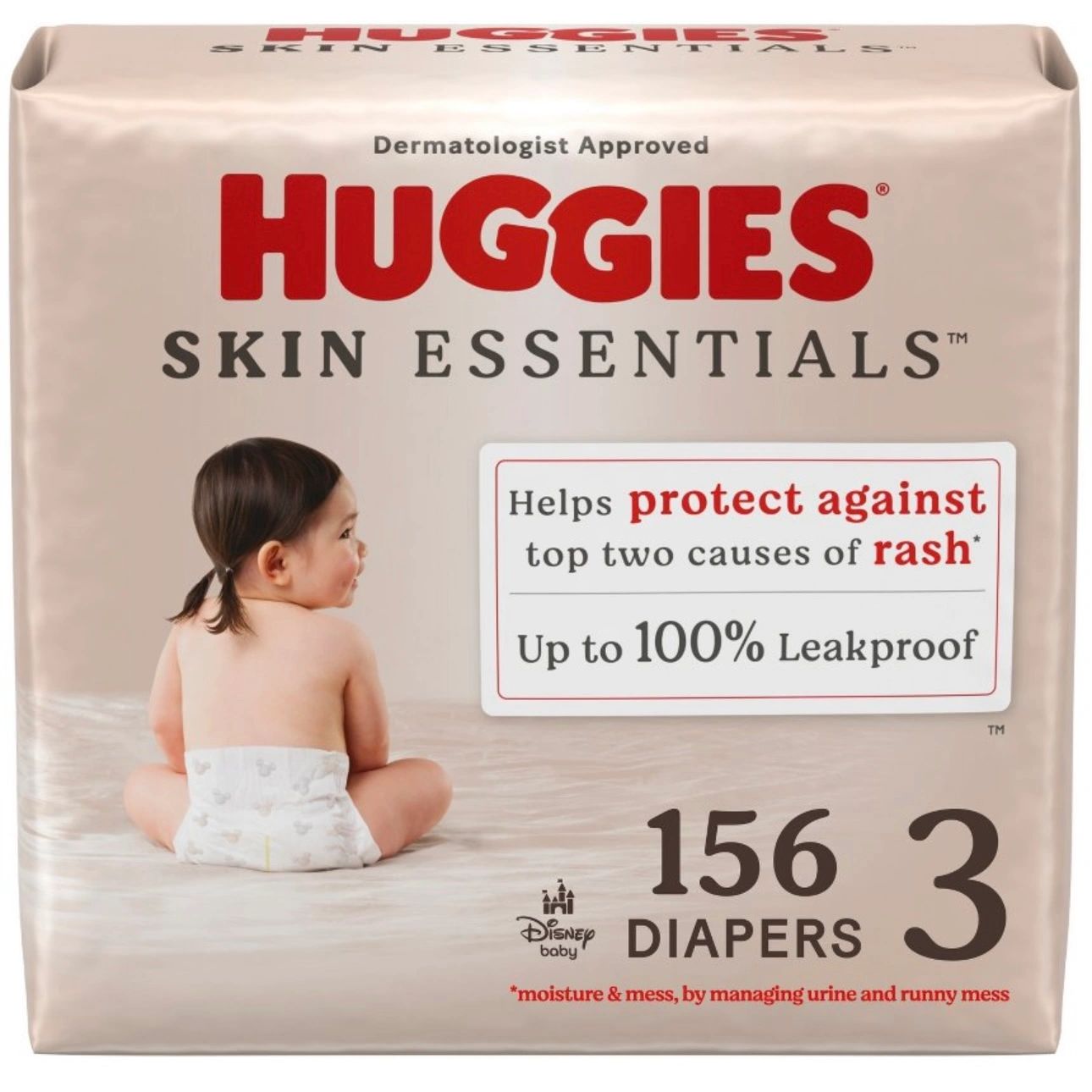 Huggies Skin Essentials Luxury Diapers - Sz 3 - 156ct