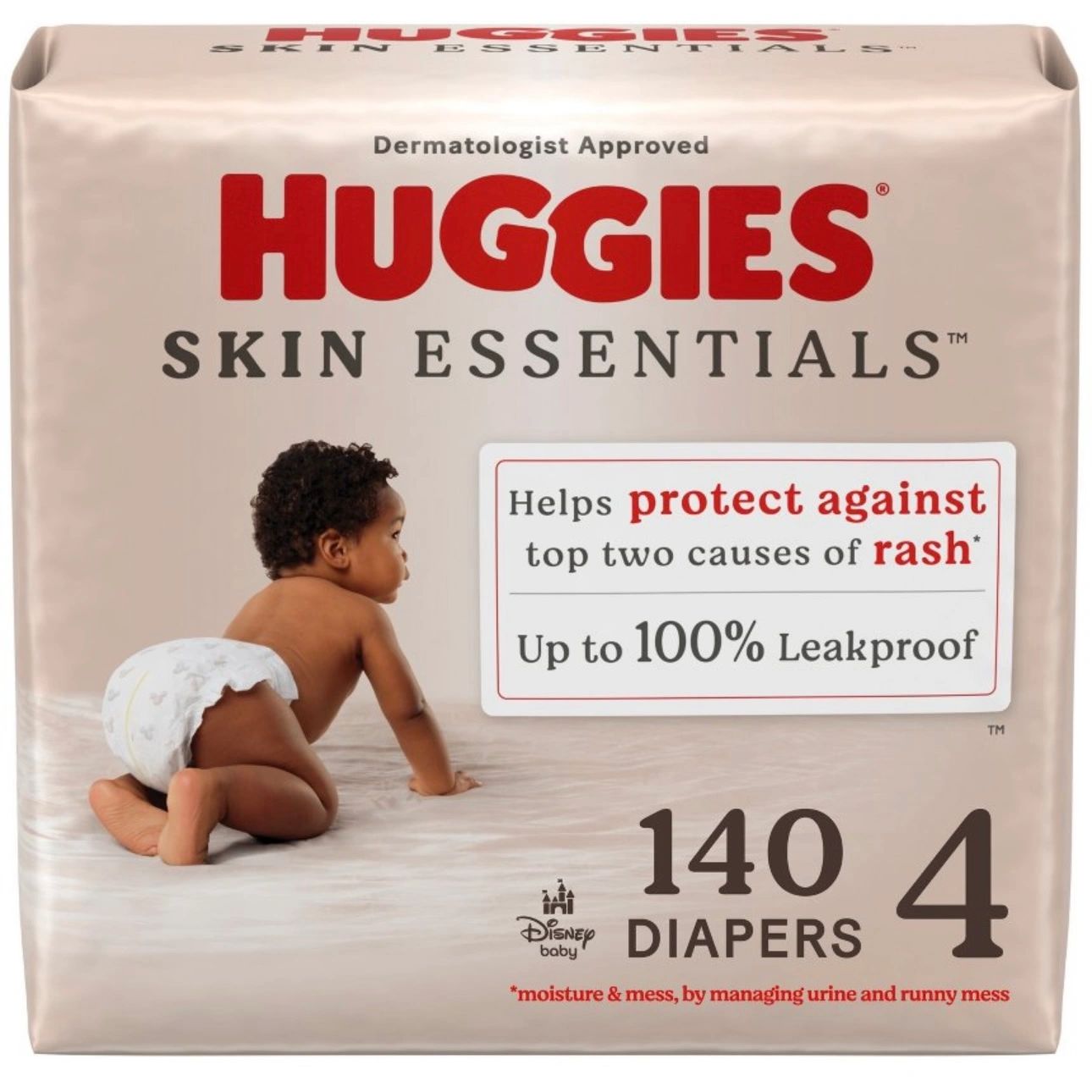 Huggies Skin Essentials Luxury Diapers - Sz 4 - 140ct