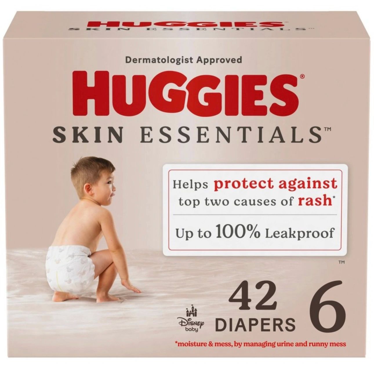 Huggies Skin Essentials Luxury Diapers - Sz 6 - 42ct