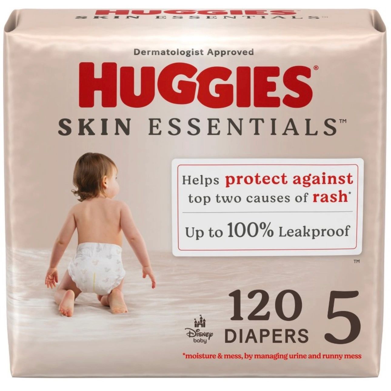 Huggies Skin Essentials Luxury Diapers - Sz 5 - 120ct