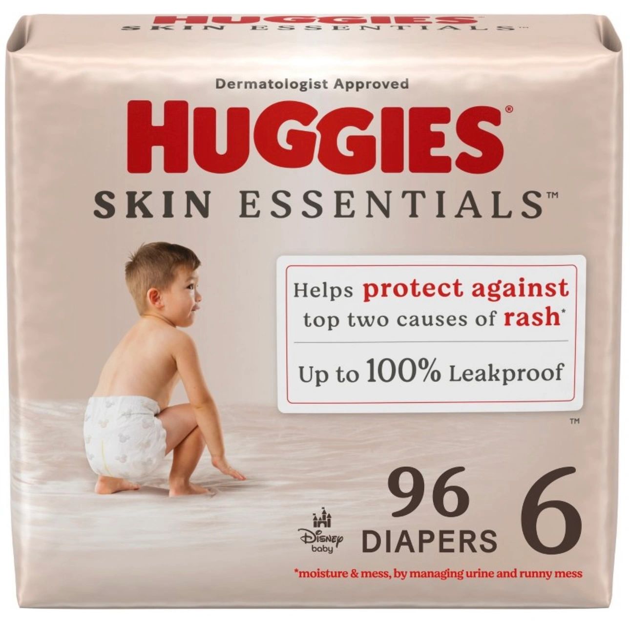 Huggies Skin Essentials Luxury Diapers - Sz 6 - 96ct