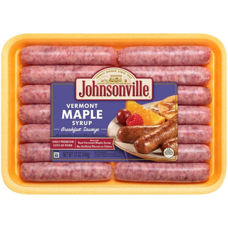 Johnsonville Vermont Maple Syrup Breakfast Sausage - 12oz