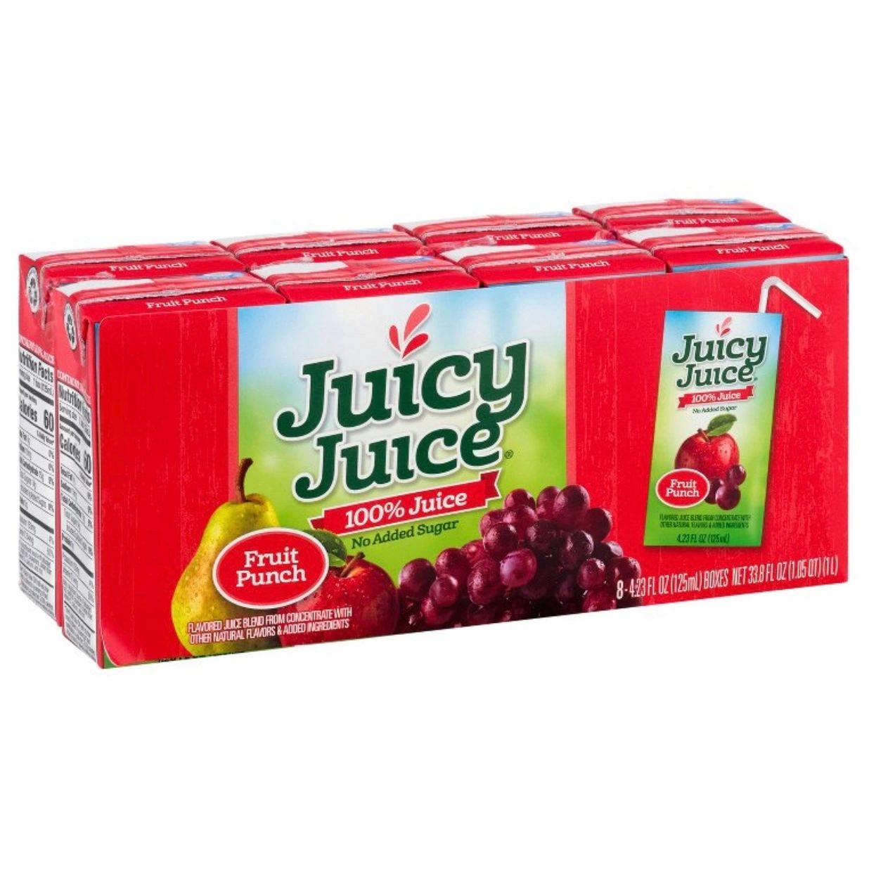 Juicy Juice Fun Size Fruit Punch 100% Juice - 8pk/4.23 fl oz Boxes