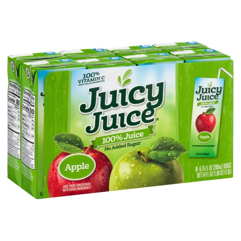 Juicy Juice Slim Apple 100% Juice - 8pk/6.75 fl oz Boxes