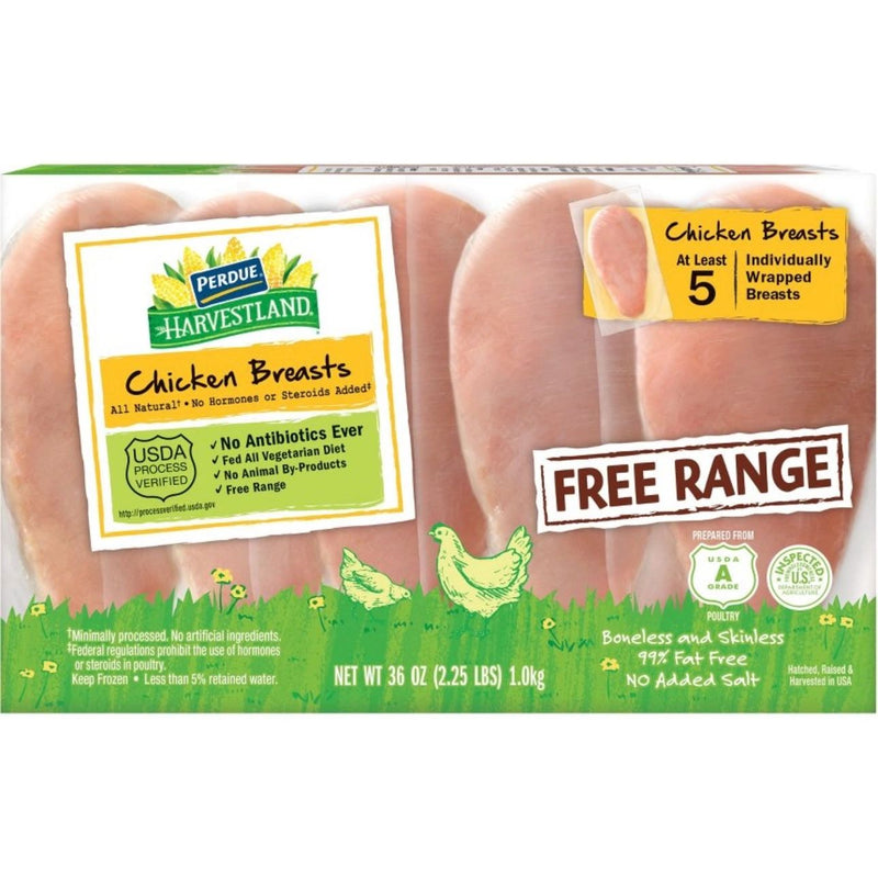 Perdue Harvestland Boneless Skinless Chicken Breasts - Frozen - 2.25lbs