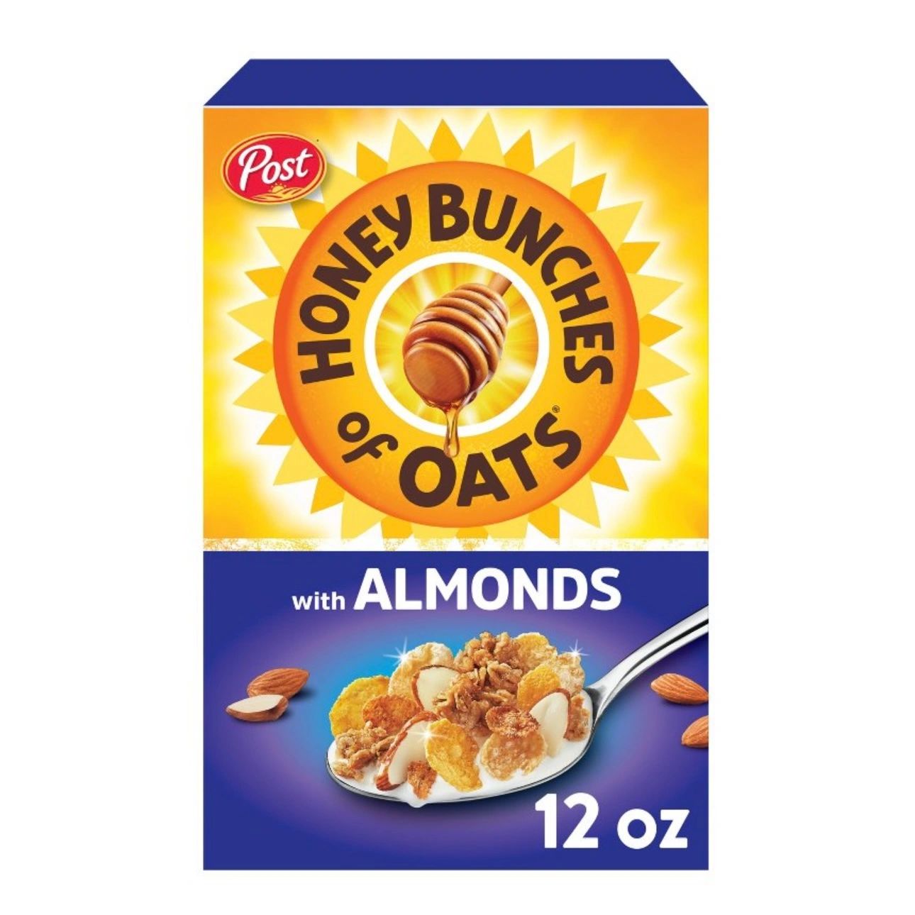 Post Honey Bunches of Oats with Almonds Breakfast Cereal - 12oz