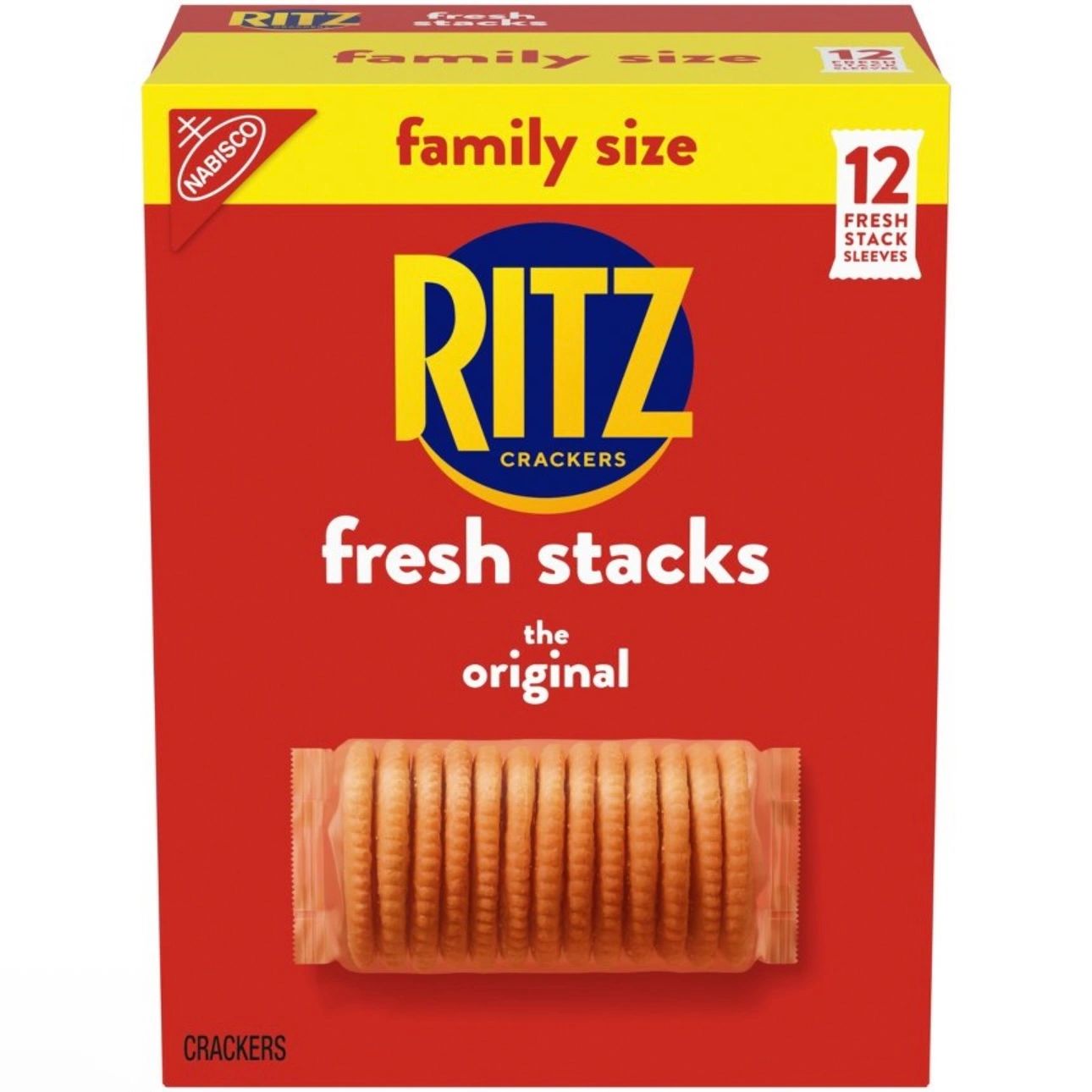 Ritz Original Crackers - Fresh Stacks, Family Size - 17.8oz