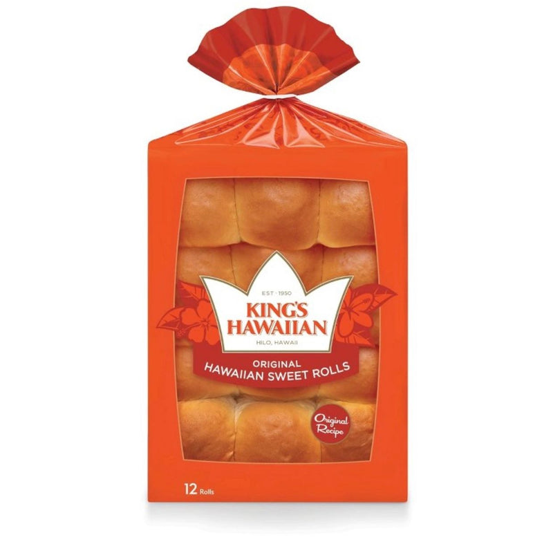 King's Hawaiian Original Hawaiian Sweet Rolls - 12oz/12ct