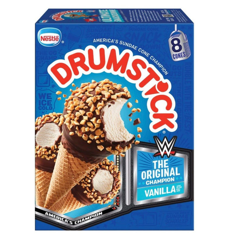 Nestle Drumstick Vanilla Ice Cream Cone - 8ct