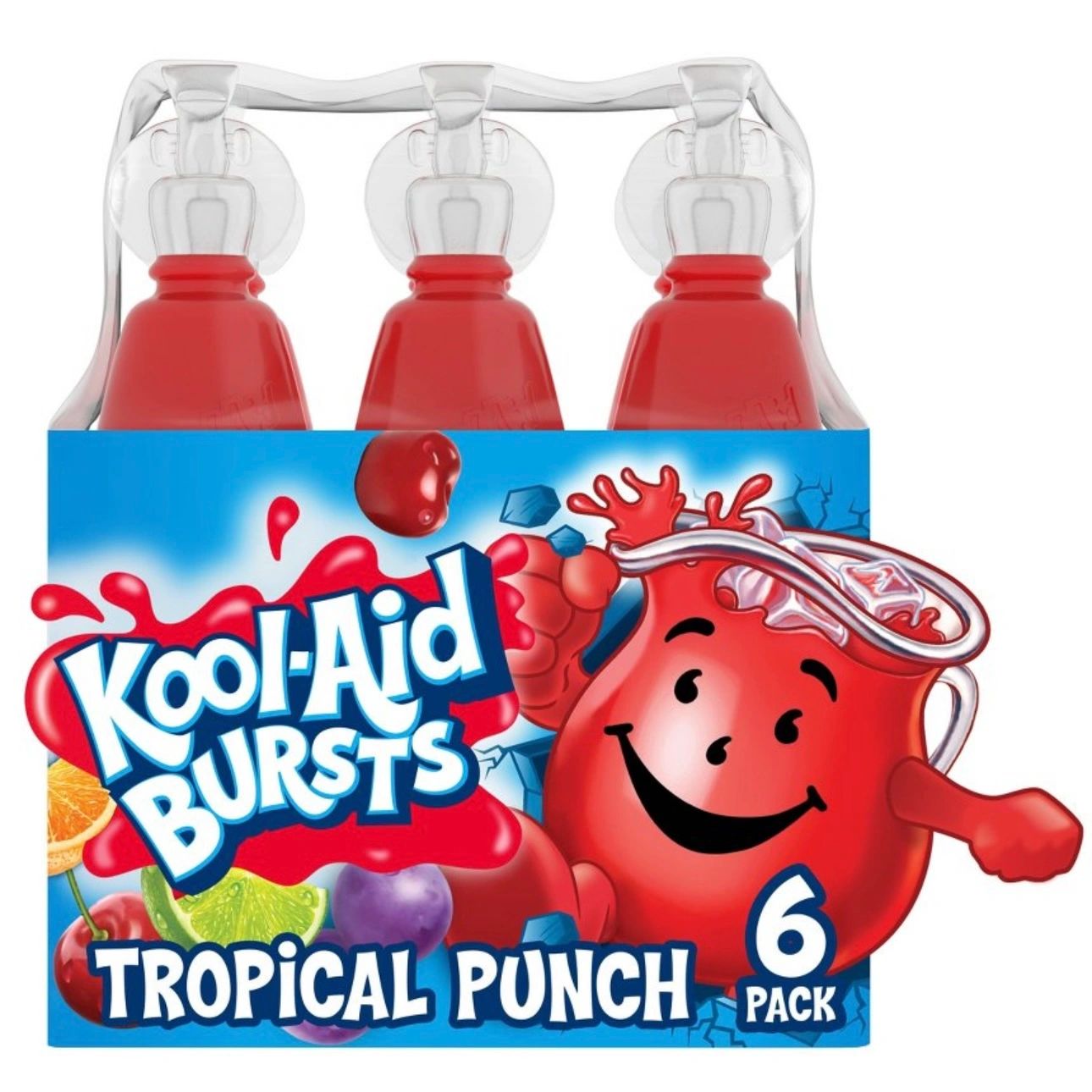 Kool-Aid Bursts Tropical Punch Juice Drink - 6pk/6.75 fl oz Bottles