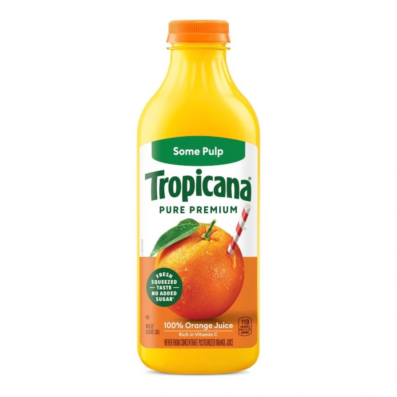 Tropicana Pure Premium Some Pulp Orange Juice - 46 fl oz