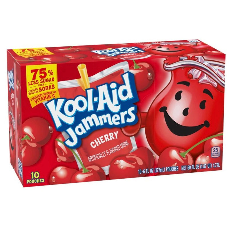 Kool-Aid Jammers Cherry Juice Drinks - 10pk/6 fl oz Pouches