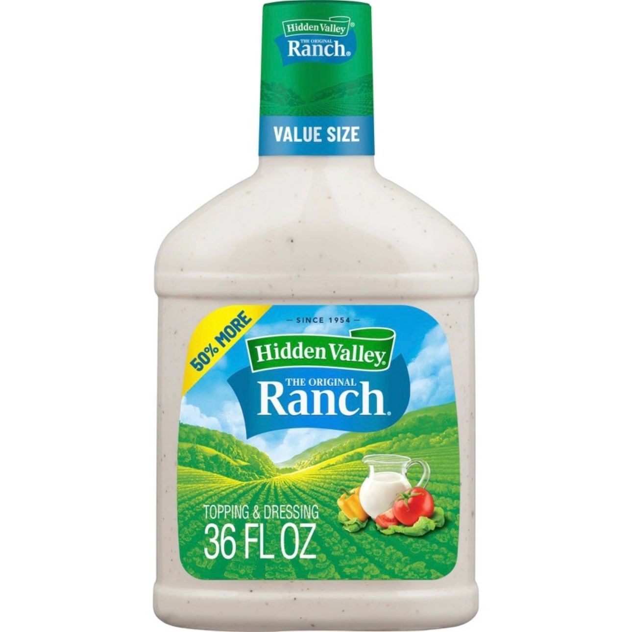 Hidden Valley Original Ranch Salad Dressing & Topping - Gluten Free - 36 fl oz