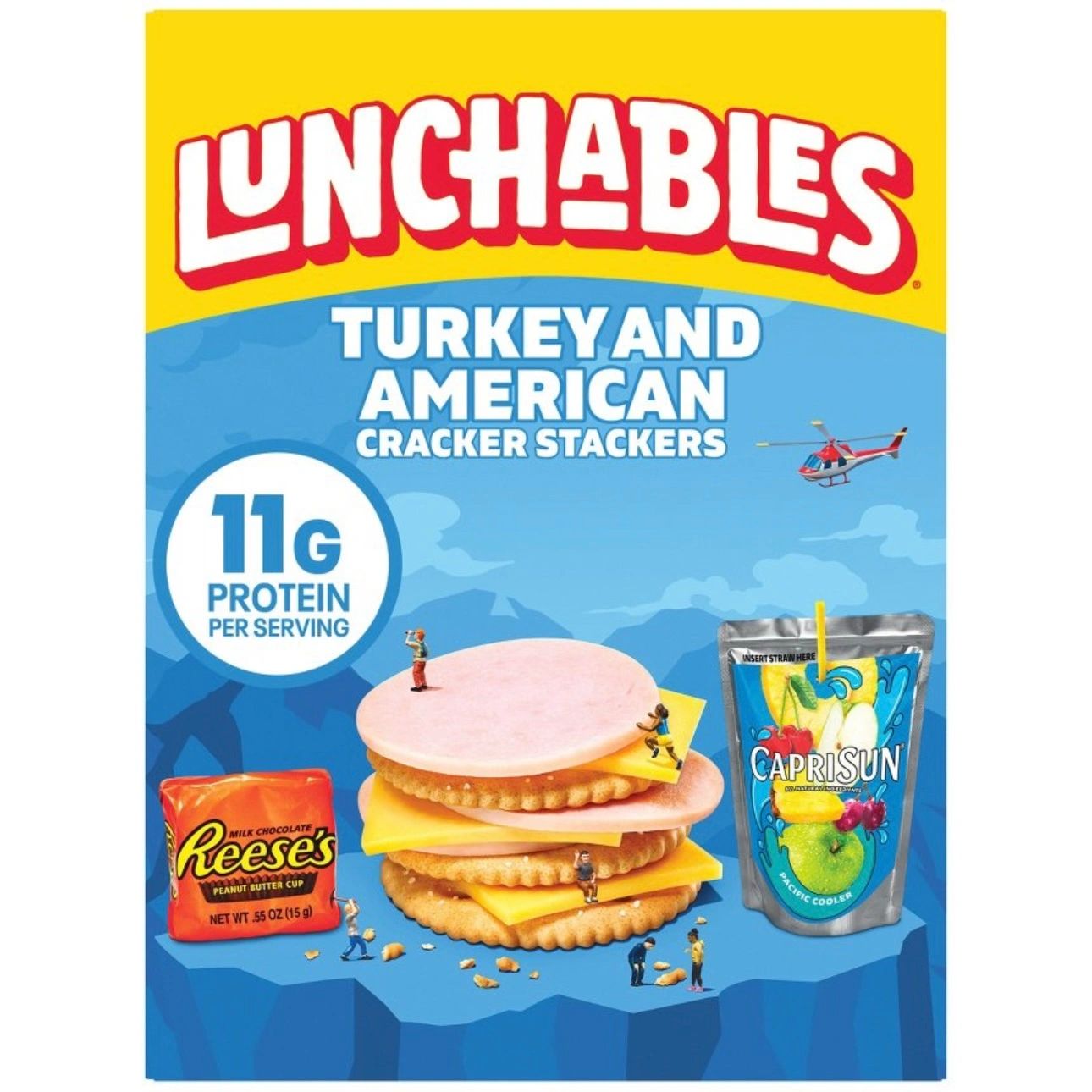 Lunchables Turkey & American Cheese Cracker Stackers - 8.9oz