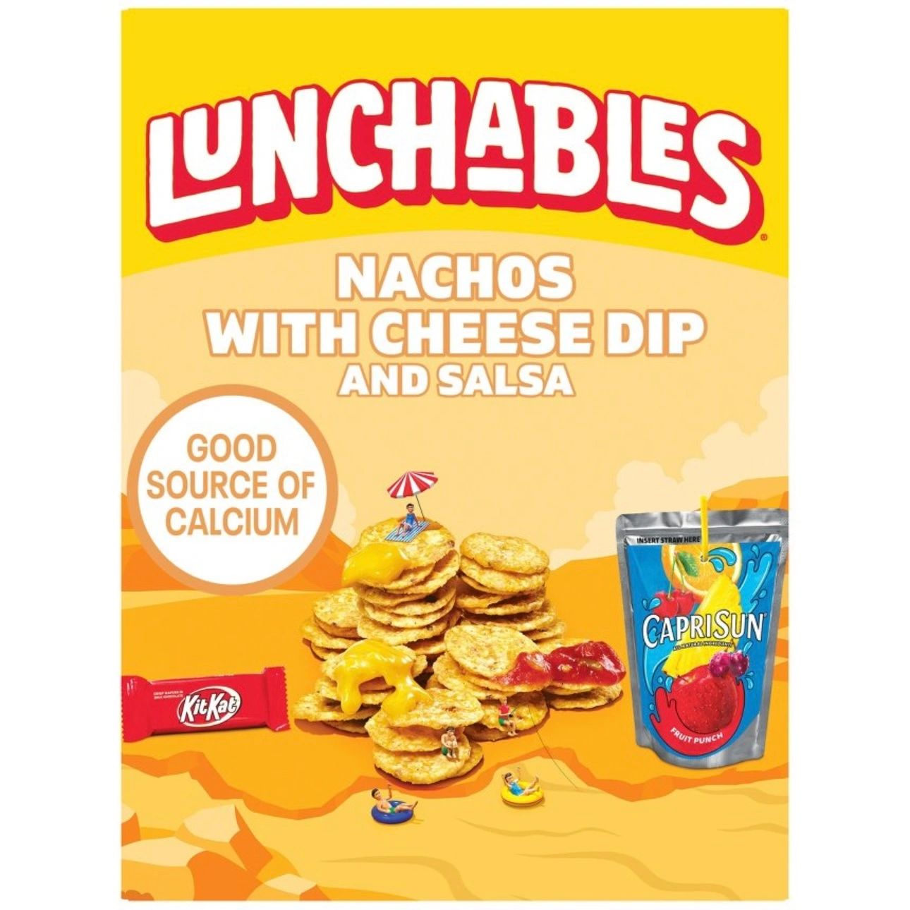 Lunchables Nachos Cheese Dip & Salsa - 10.7oz