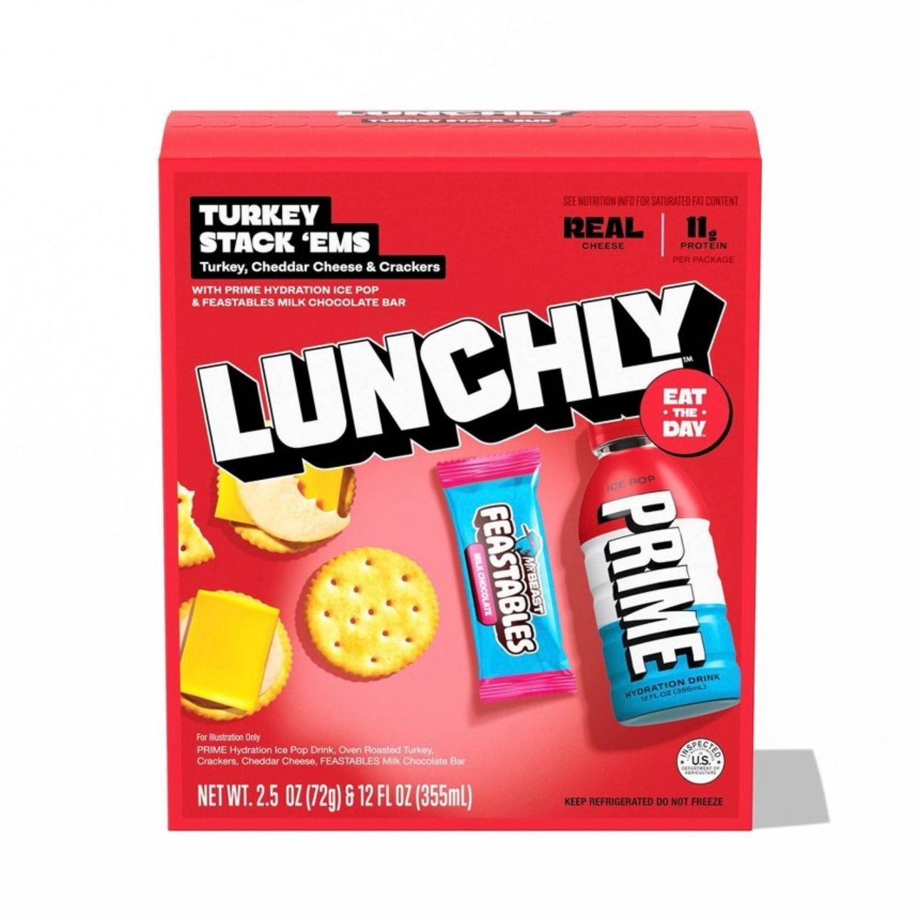 Lunchly Turkey Stack 'ems Meal Kit - 14.5oz