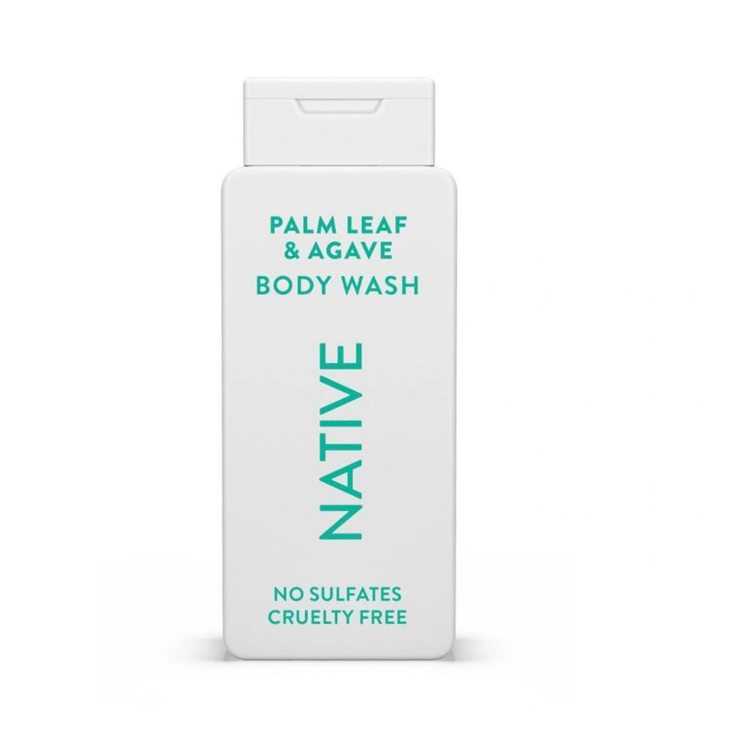 Native Body Wash for Men & Women - Sulfate Free - Palm Leaf & Agave - 18 fl oz