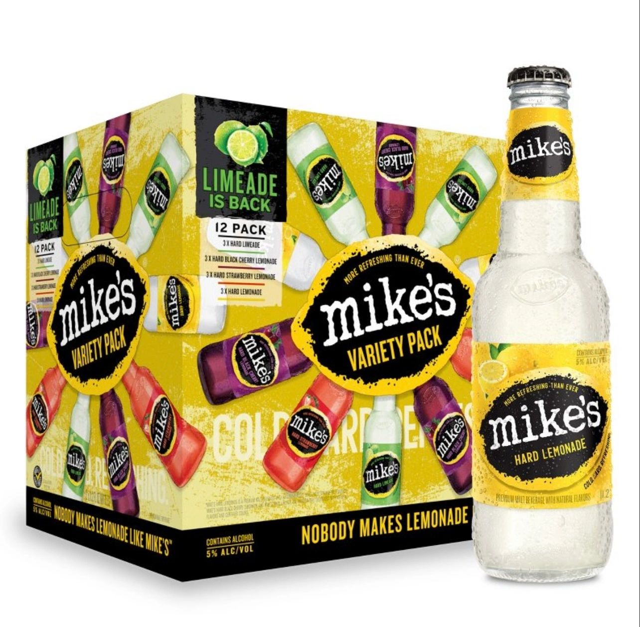 Mike's Hard Lemonade Variety Party Pack - 12pk/12 fl oz Bottles