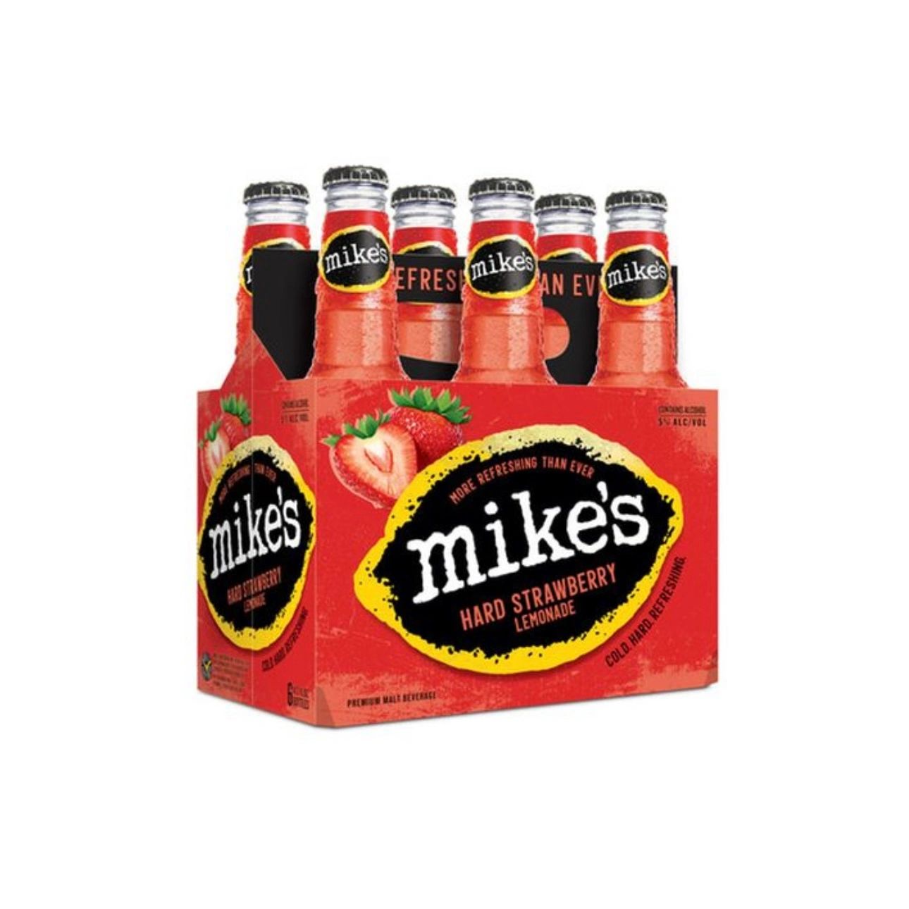 Mike's Strawberry Lemonade, 11.2 fl oz • 6 x 11.2 fl oz