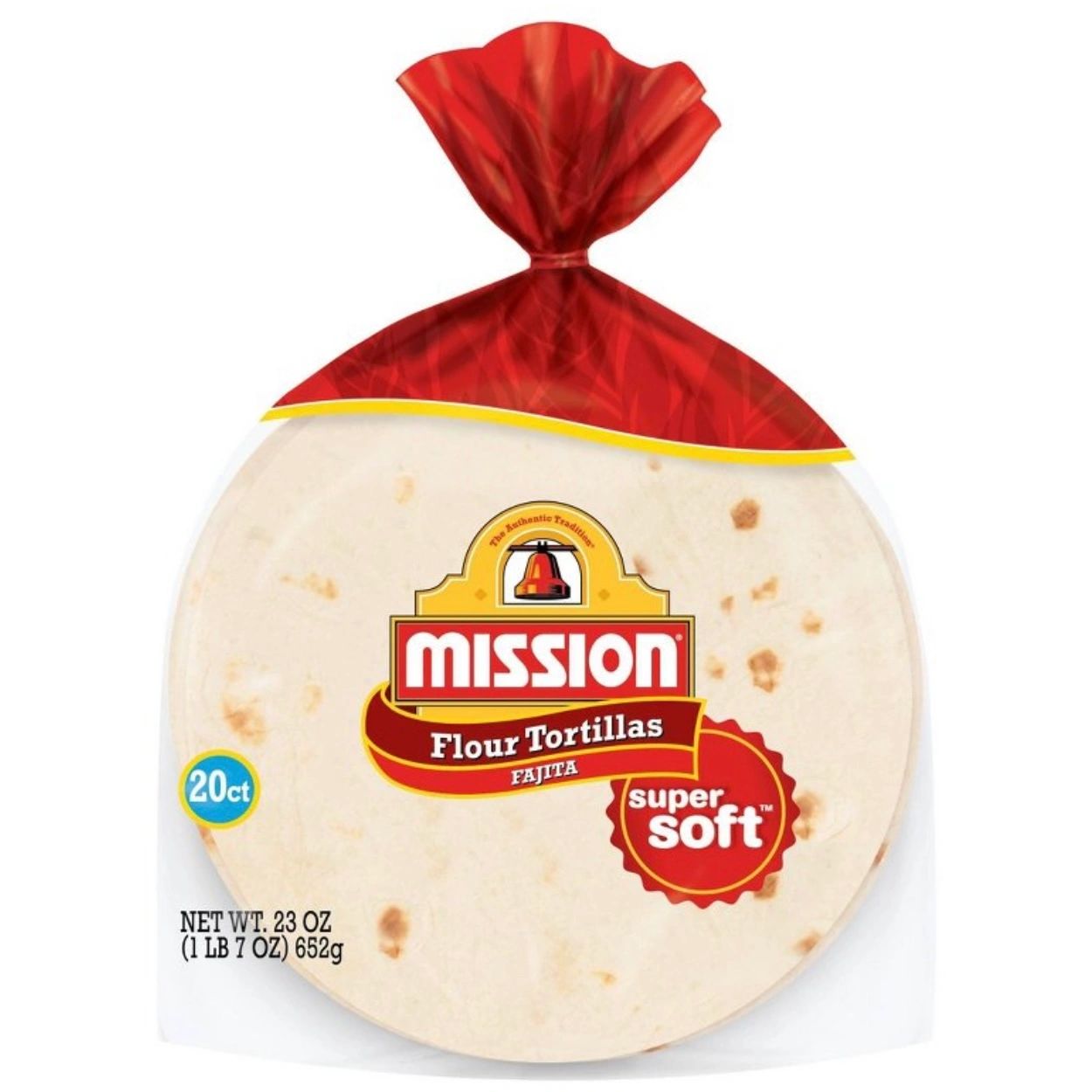 Mission Fajita Flour Tortillas - 23oz/20ct
