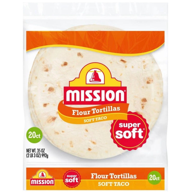 Mission Taco Size Super Soft Flour Tortillas - 35oz/20ct