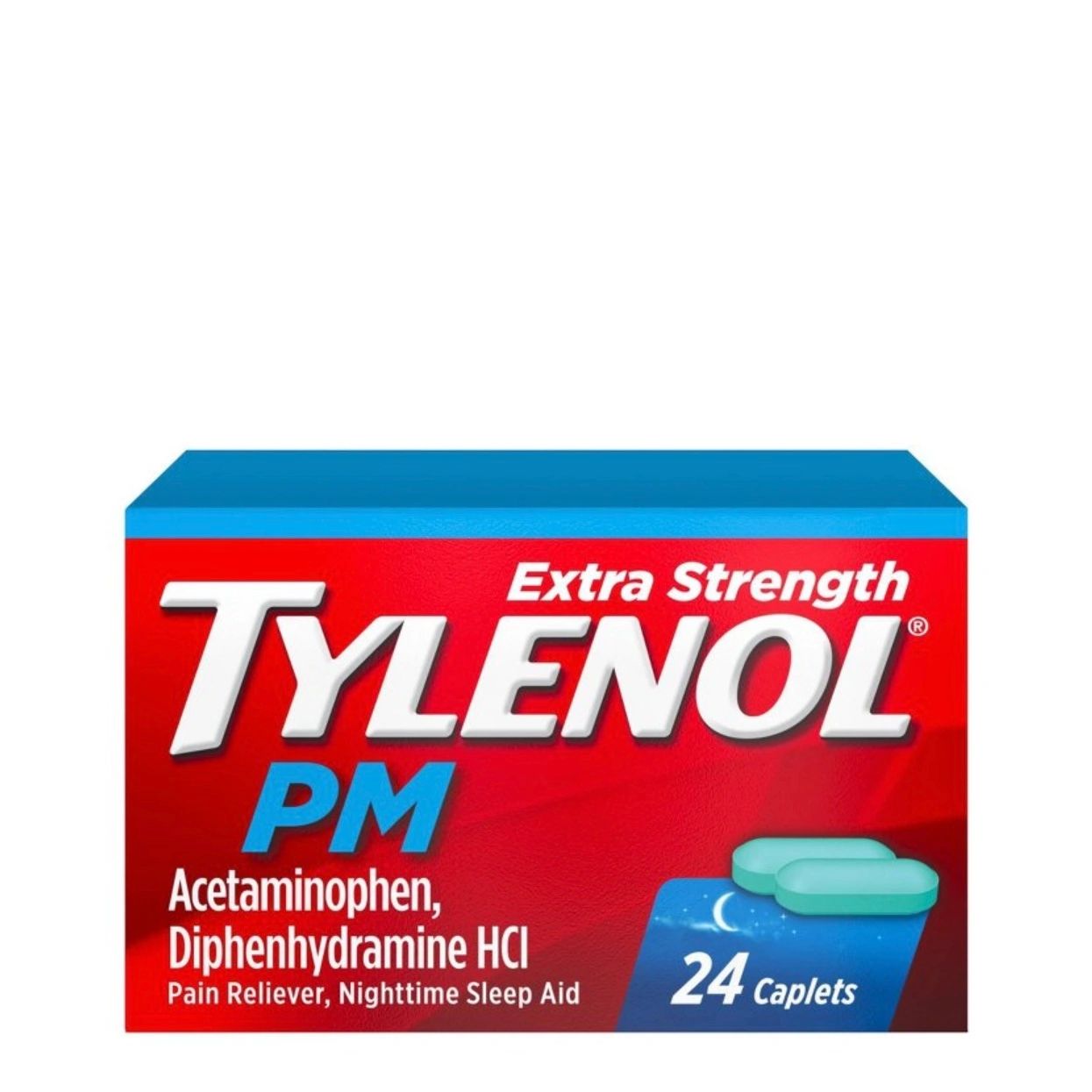 Tylenol PM Extra Strength Pain Reliever & Sleep Aid Caplets - Acetaminophen - 24ct