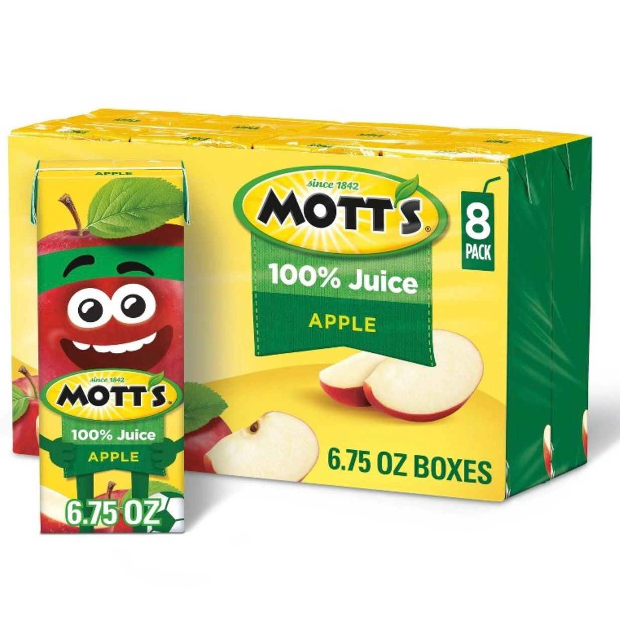 Mott's 100% Juice Original Apple - 8pk/6.75 fl oz Boxes