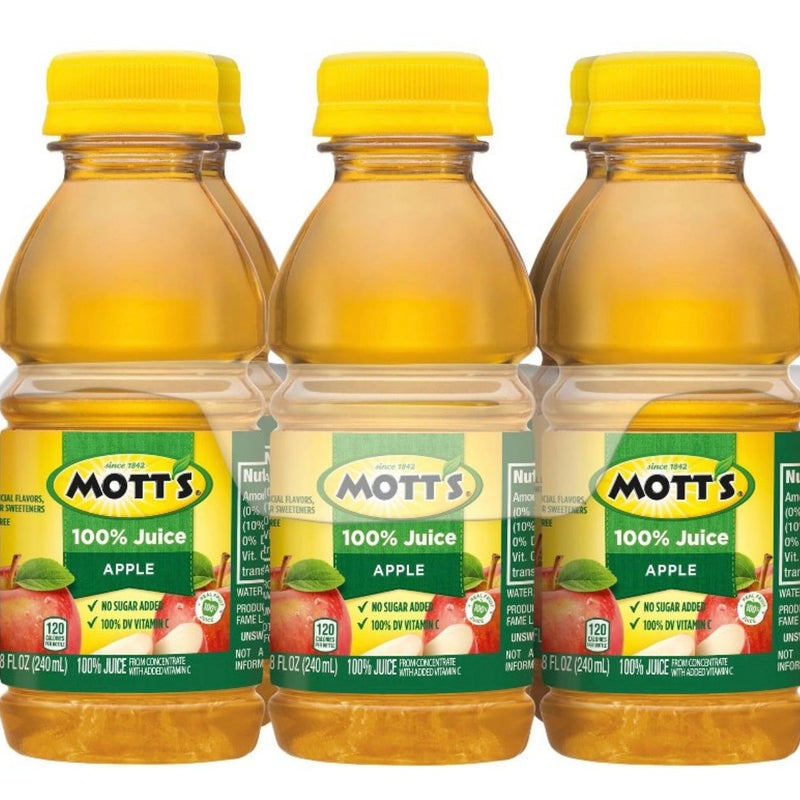 Mott's 100% Original Apple Juice - 6pk/8 fl oz Bottles
