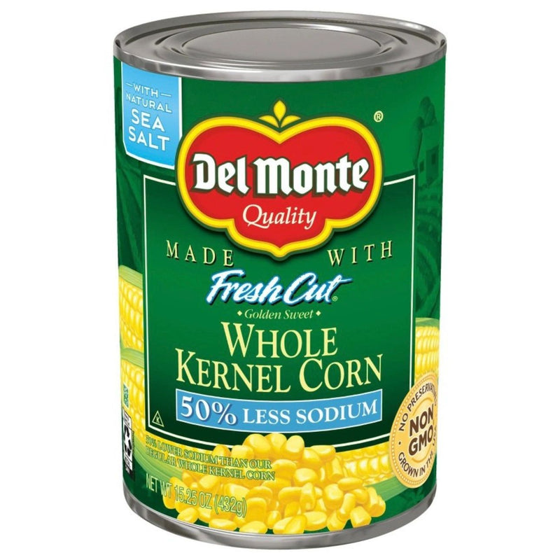 Del Monte Low Sodium Golden Sweet Whole Kernel Corn - 15.25oz